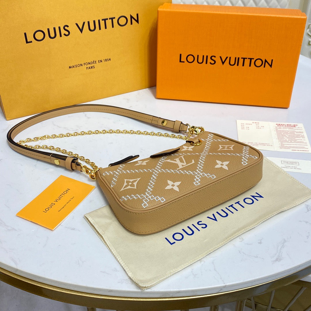 Louis Vuitton Monogram Empreinte Easy Pouch on Strap Crossbody