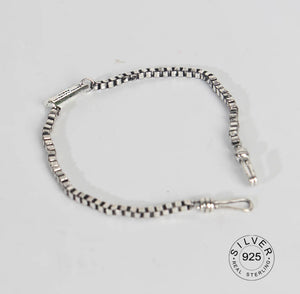 Ysl chain bracelet aged silver