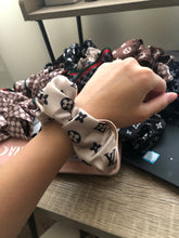 Load image into Gallery viewer, LV inspired silky scrunchie
