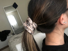 Load image into Gallery viewer, LV inspired silky scrunchie
