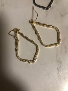 Kendra inspired oval drop earrings