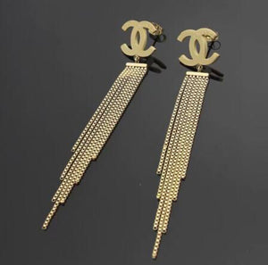 Tassel C earrings