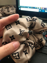 Load image into Gallery viewer, LV inspired silky scrunchie
