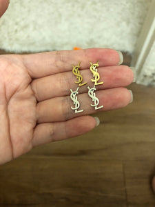 Small Y logo earring