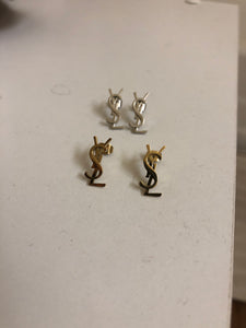 Small Y logo earring